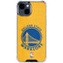 NBA Golden State Warriors Distressed iPhone 15 Clear Case